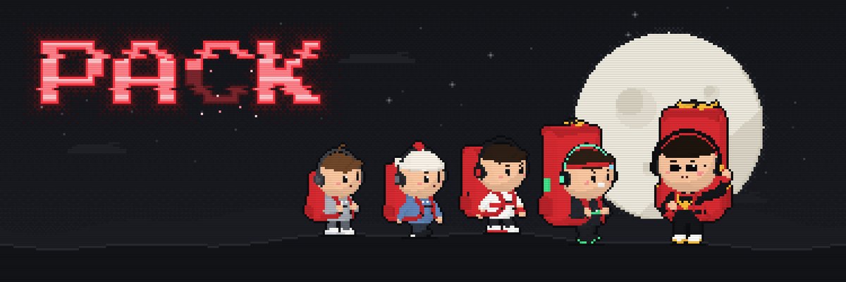 The PACK lineup of pixel-art backpack agents